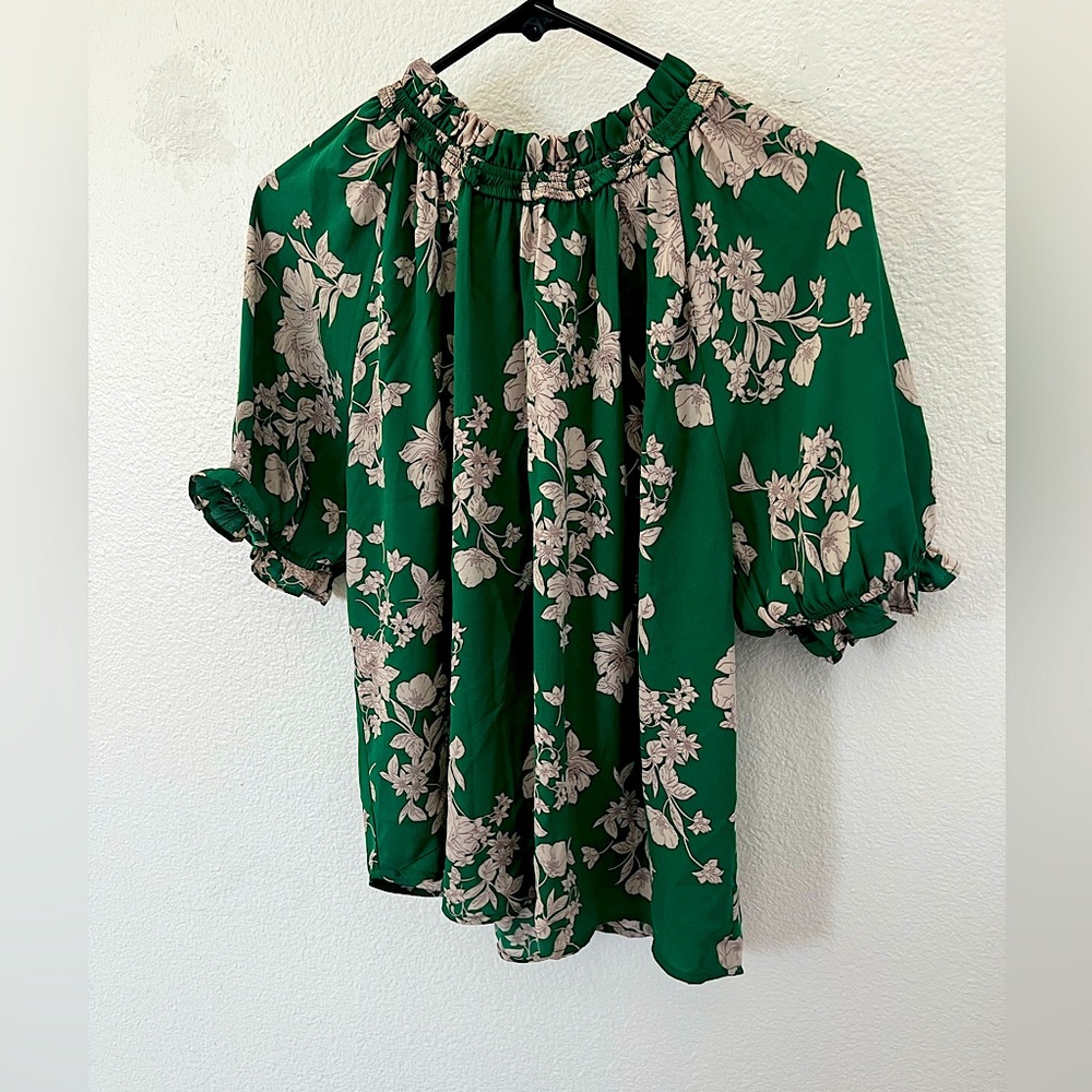 Sienna Sky Green Floral Blouse